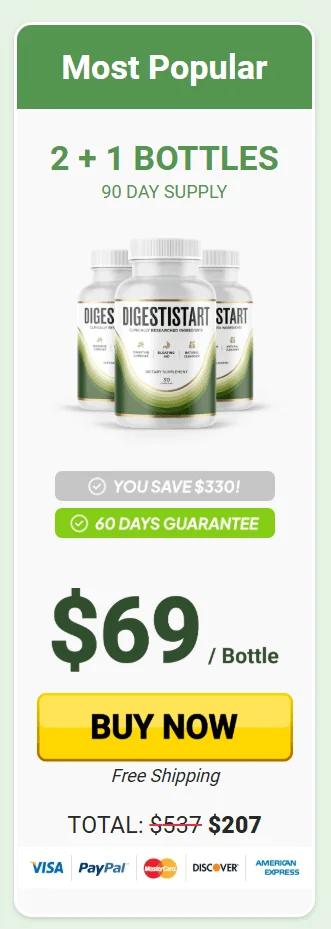 DigestiStart  - 3 Bottle